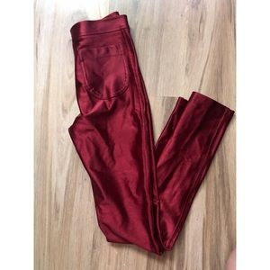 SOLD American Apparel red Disco Pant XS